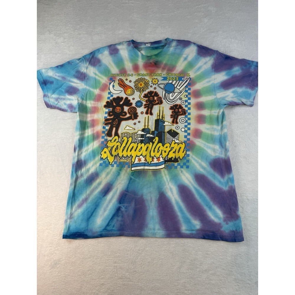 Lollapalooza 2023‎ Chicago Music Festival Red Hot Odesza Kendrick Shirt Large
